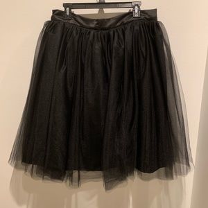 Black Tulle Skirt